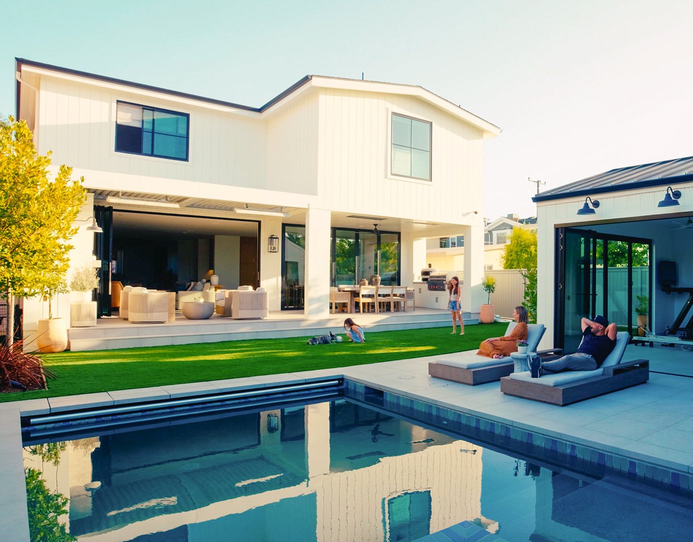 Coastal modern, indoors and out